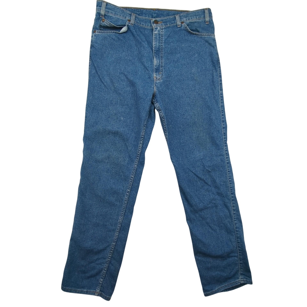 Vintage Levis Jeans Mens 38x34 Flex 852 Made in USA 90s Original Riveted Denim